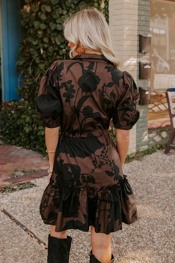 Autumn Whispers Floral Mini Dress sold by Impressions product image thumbnail 5