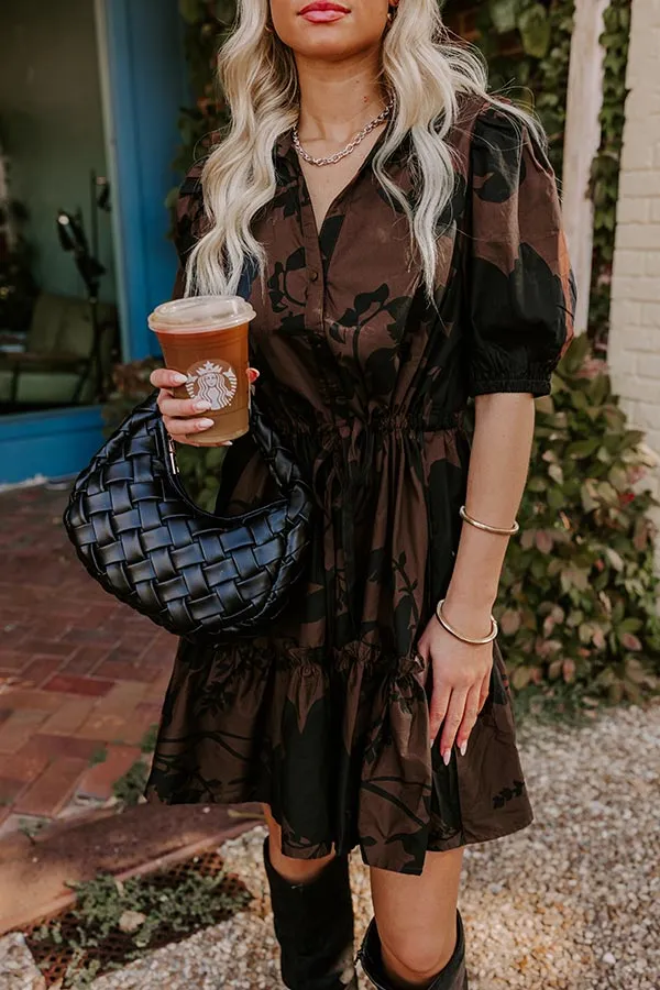 Autumn Whispers Floral Mini Dress sold by Impressions product image thumbnail 2