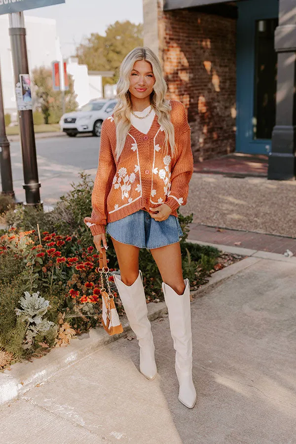 Autumn Charm Floral Embroidered Cardigan sold by Impressions product image thumbnail 2