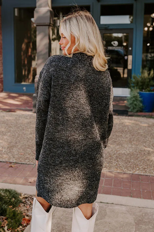 Oh So Cozy Knit Sweater Dress in Black sold by Impressions product image thumbnail 4