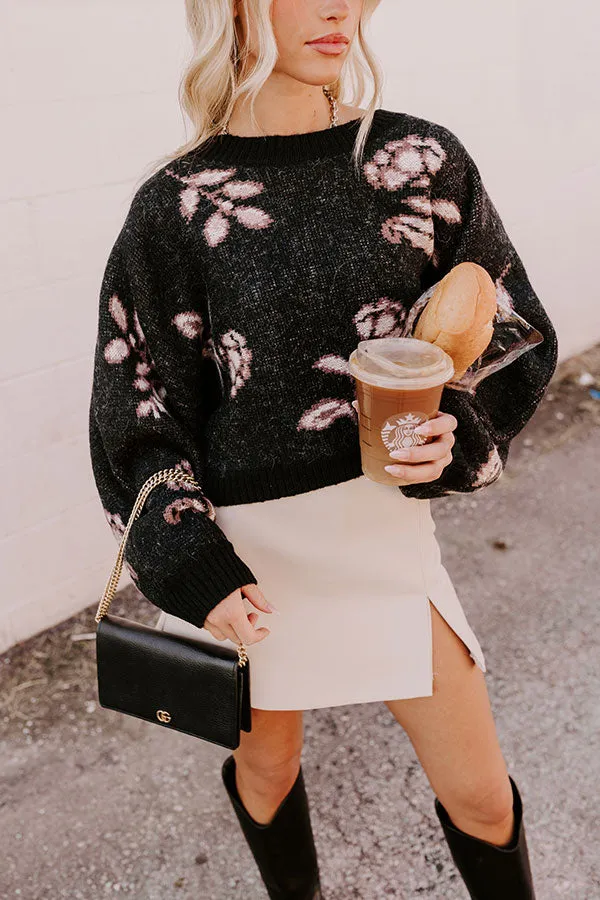 Cozier Than Ever Wool-Blend Sweater in Black sold by Impressions product image thumbnail 3