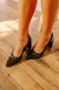 The Cora Mesh Heel in Black sold by Impressions