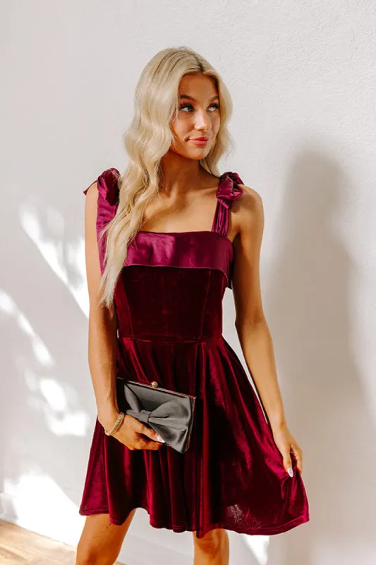 Twilight Gatherings Velvet Mini Dress sold by Impressions