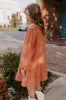Afternoon Date Denim Mini Dress in Light Rust sold by Impressions