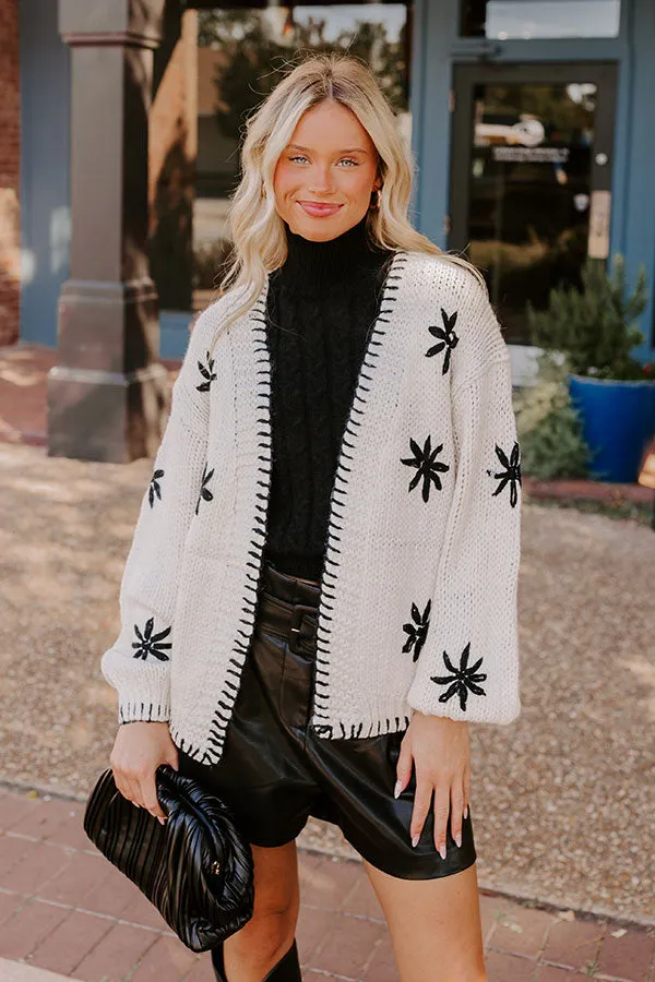 Chai Latte Please Knit Cardigan in Ivory sold by Impressions product image thumbnail 3