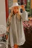 Afternoon Date Denim Mini Dress in Sage sold by Impressions