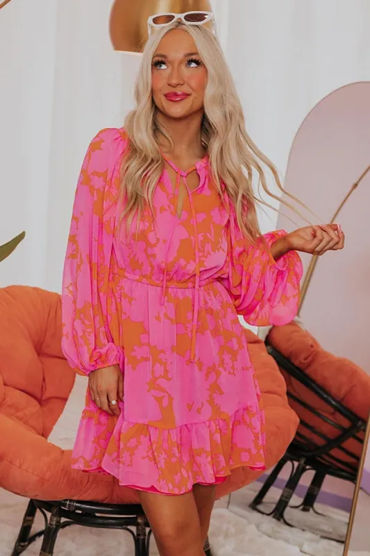 Luxury Excursions Dress in Hot Pink sold by Impressions