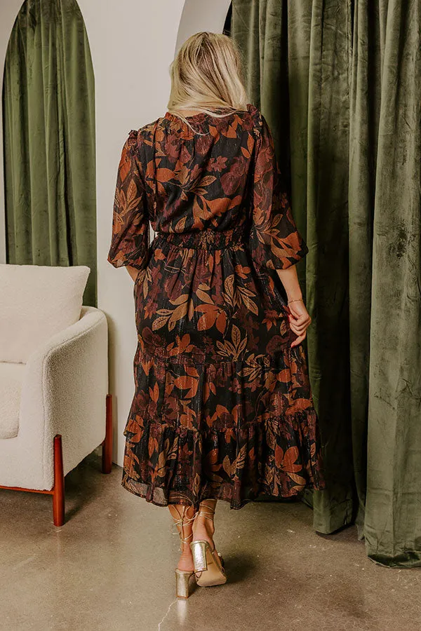 Autumn Encounters Floral Midi sold by Impressions product image thumbnail 5