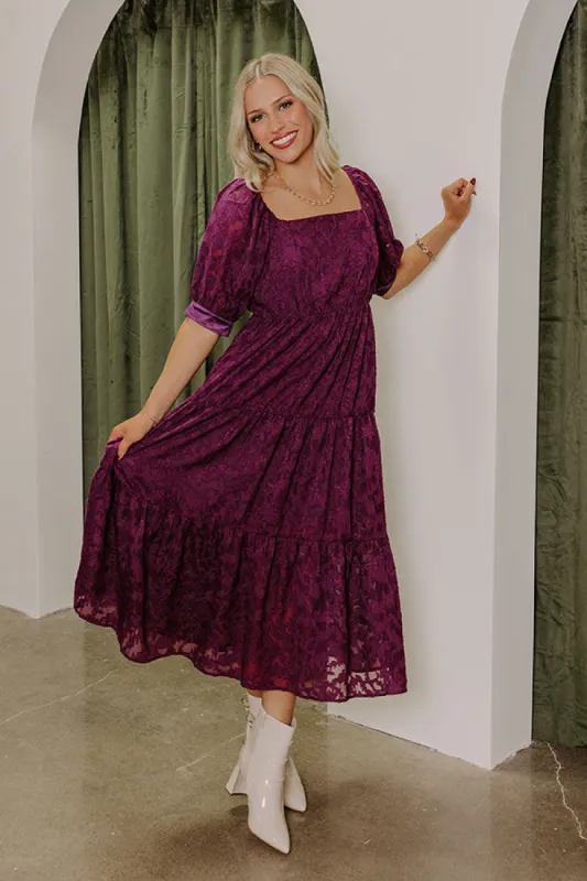 Tuscan Vineyard Jacquard Midi sold by Impressions