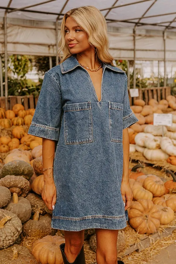 New To Town Denim Mini Dress sold by Impressions product image thumbnail 2