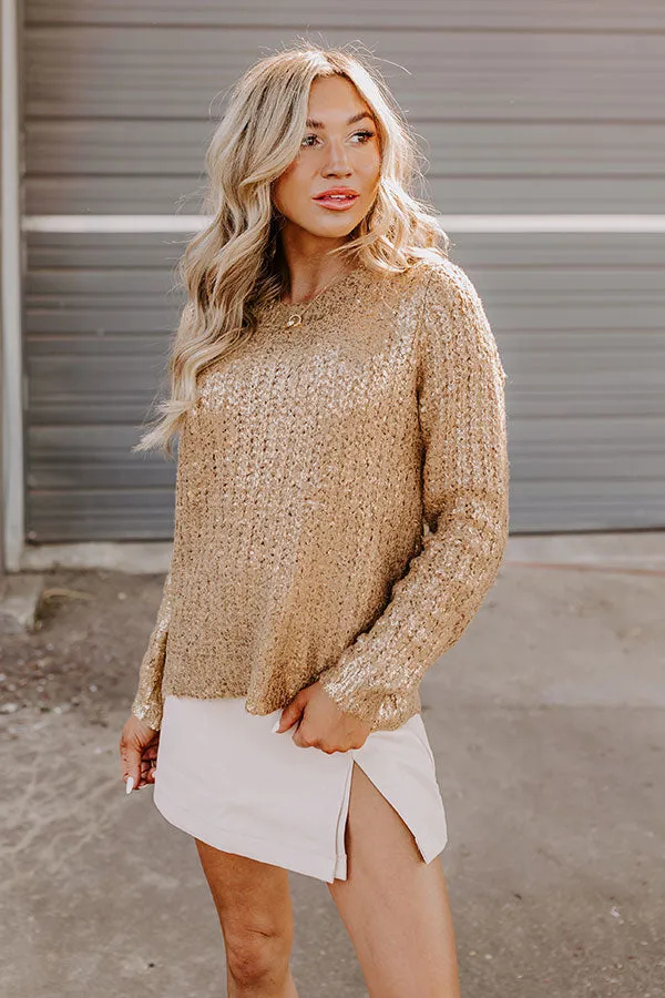Golden Glow Knit Metallic Sweater sold by Impressions product image thumbnail 3