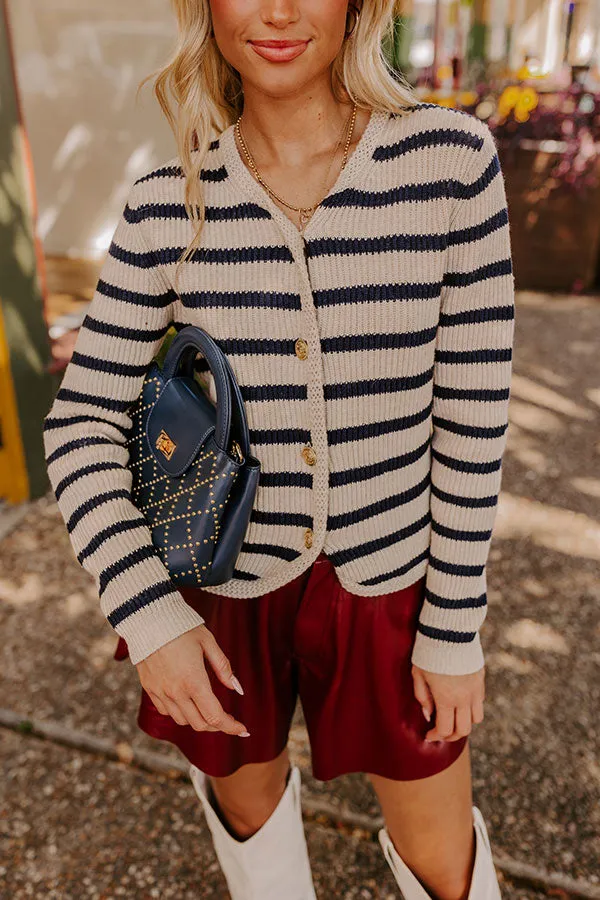 Apple Spiced Perfection Stripe Cardigan sold by Impressions product image thumbnail 3