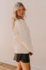 Cafe Social Knit Sweater Top in Cream sold by Impressions