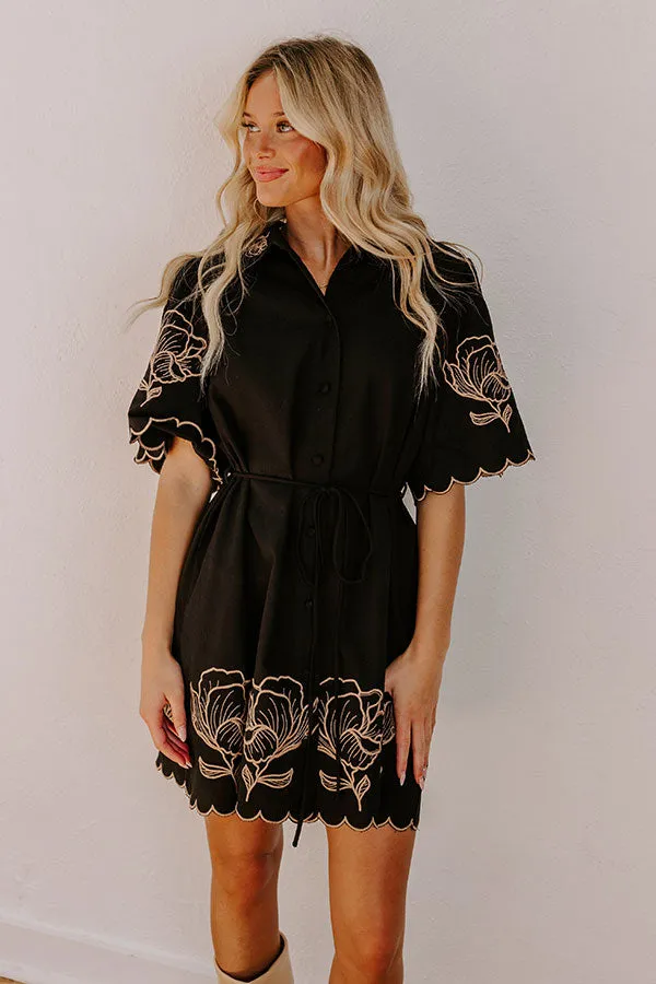 Secret Garden Embroidered Mini Dress sold by Impressions product image thumbnail 2