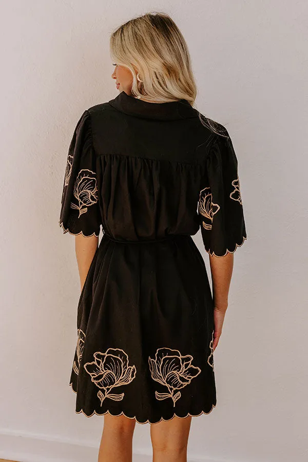 Secret Garden Embroidered Mini Dress sold by Impressions product image thumbnail 4