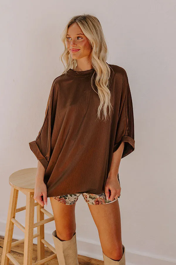 City Lights Satin Top in Chestnut sold by Impressions product image thumbnail 3