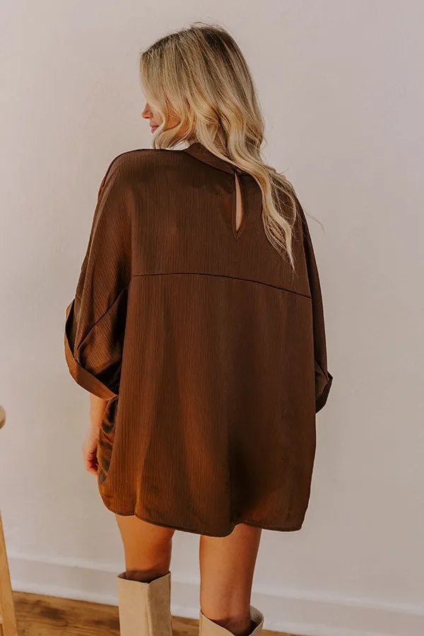 City Lights Satin Top in Chestnut sold by Impressions product image thumbnail 5