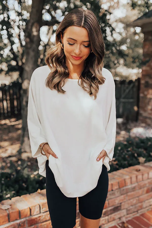 Easy To Style Oversized Dolman Tee in Ivory sold by Impressions product image thumbnail 3