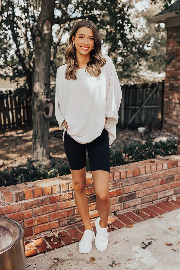 Easy To Style Oversized Dolman Tee in Ivory sold by Impressions