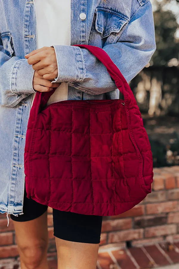 Always In Style Quilted Purse in Wine sold by Impressions