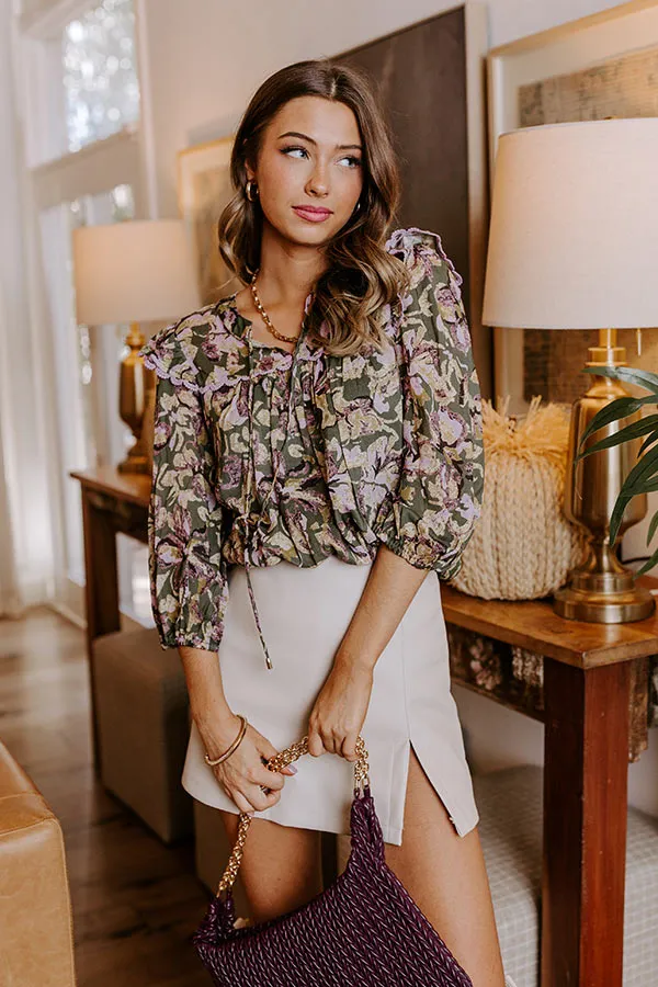 Catching Fall Feels Shift Top sold by Impressions