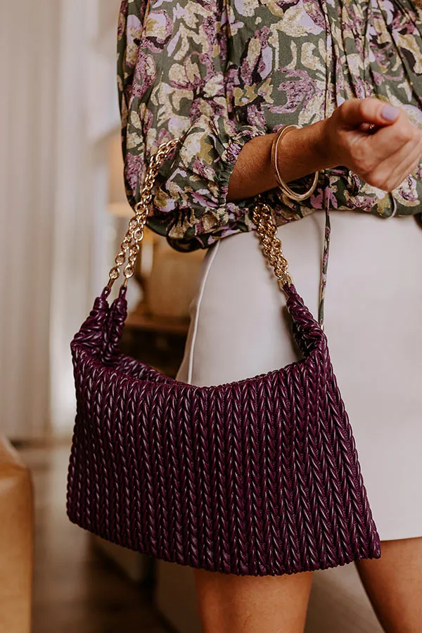 Timeless Treasures Faux Leather Tote in Windsor Wine sold by Impressions