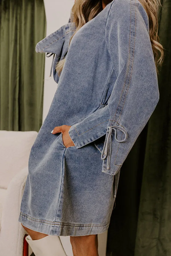 Casual Cue Denim Mini Dress sold by Impressions product image thumbnail 5