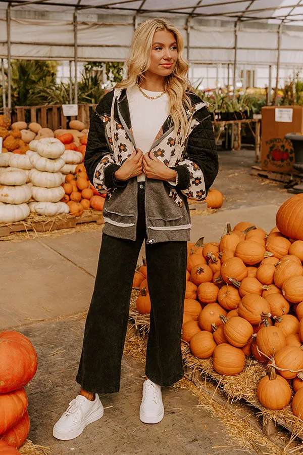 Falling For Autumn Quilted Sweater in Black sold by Impressions product image thumbnail 2