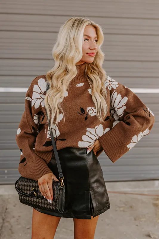 Harvest Hues Floral Knit Sweater sold by Impressions