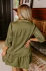Fall Mixer Mini Dress in Olive sold by Impressions