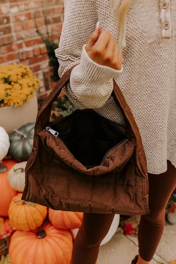 Always In Style Quilted Purse in Brown sold by Impressions product image thumbnail 2
