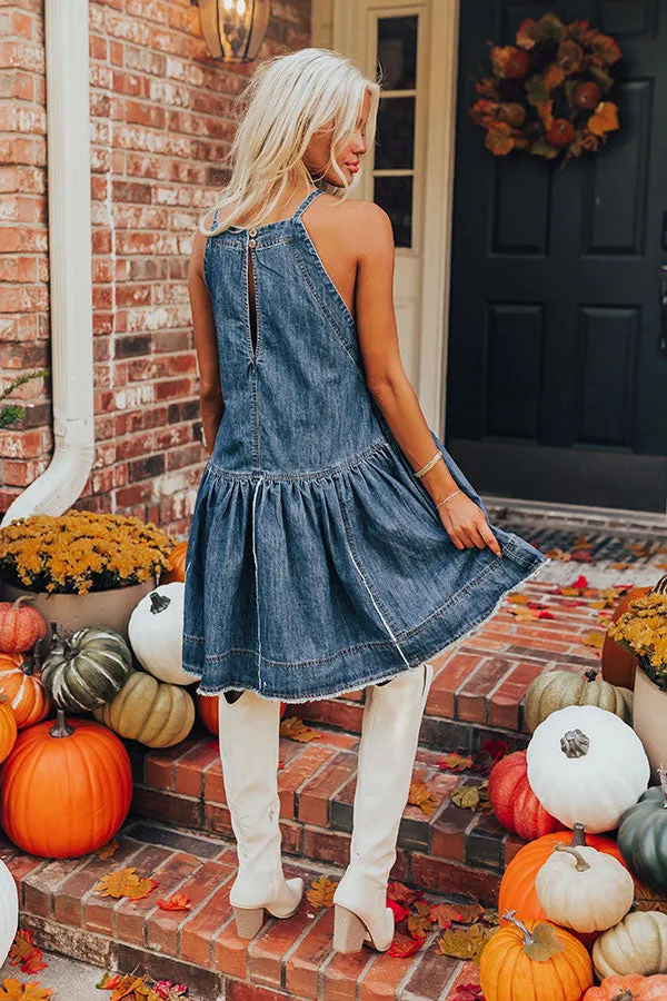 Always In Style Denim Mini Dress sold by Impressions product image thumbnail 4