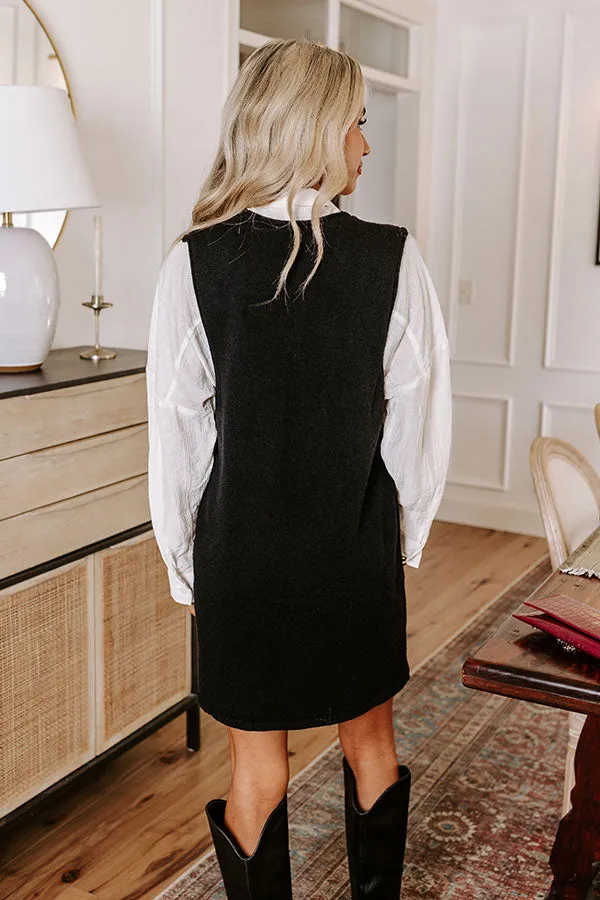 Stylist's Pick Knit Mini Dress in Black sold by Impressions product image thumbnail 5