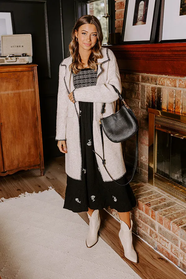 Napa Nights Smocked Midi in Black sold by Impressions product image thumbnail 2