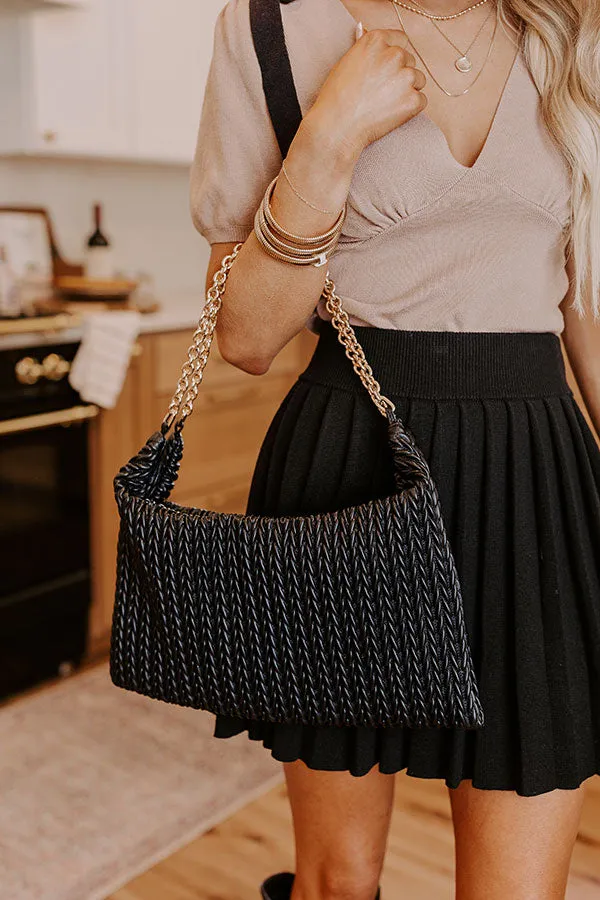 Timeless Treasures Faux Leather Tote in Black sold by Impressions product image thumbnail 2