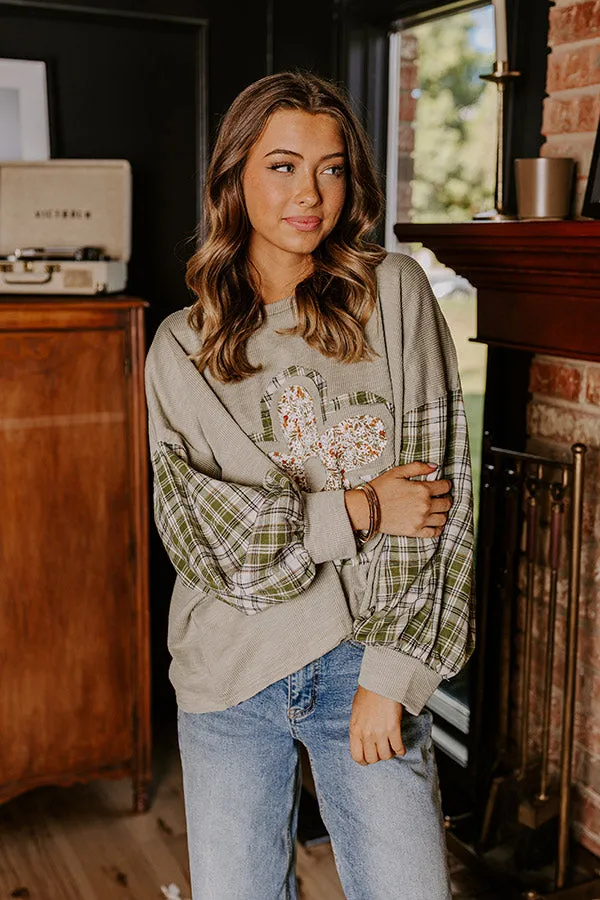Apple Cider Sippin' Plaid Top sold by Impressions