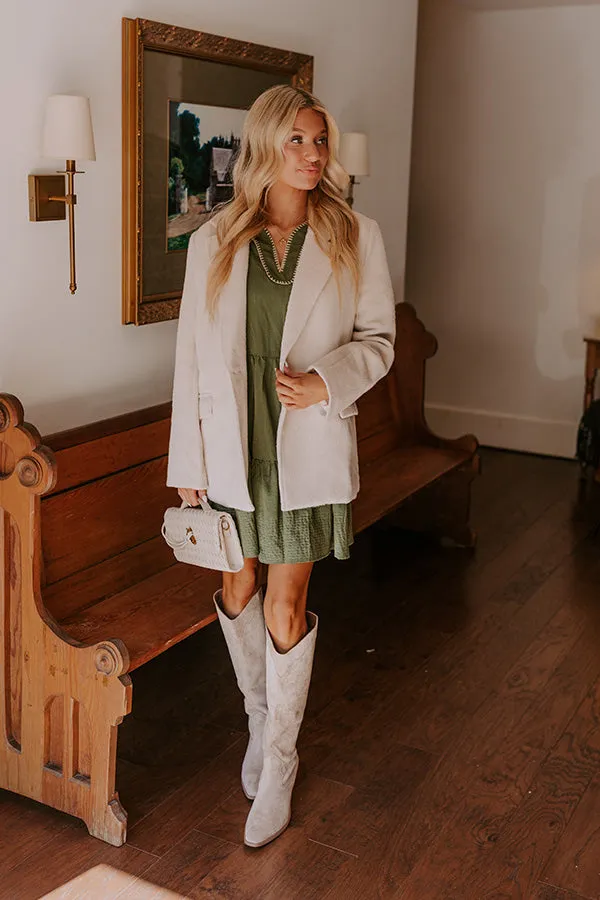 Dreamy Moment Mini Dress in Olive sold by Impressions product image thumbnail 3