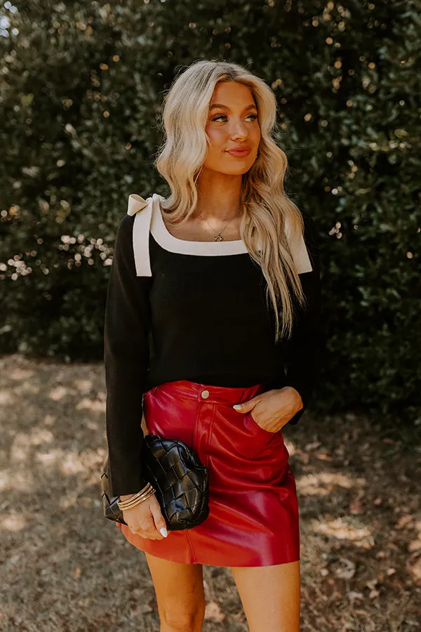 Small Town Bistro Knit Top in Black sold by Impressions product image thumbnail 3