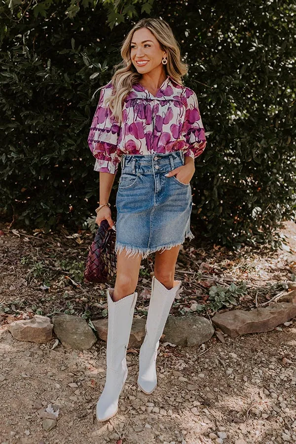 Autumn Stroll Shift Top sold by Impressions