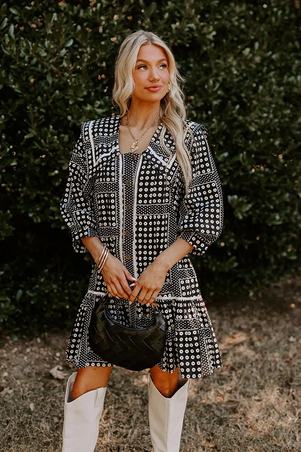 Pair With A Smile Floral Mini Dress sold by Impressions