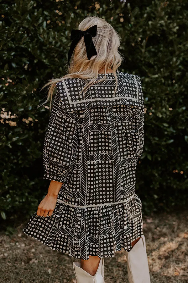 Pair With A Smile Floral Mini Dress sold by Impressions product image thumbnail 2