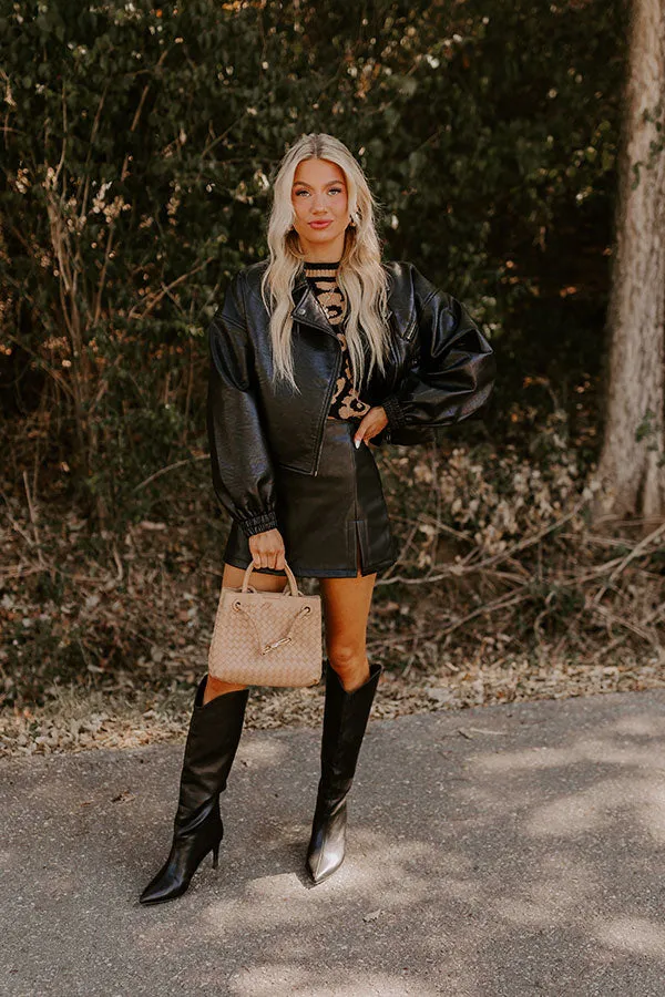 Block Party Cutie Floral Knit Top in Black sold by Impressions product image thumbnail 5