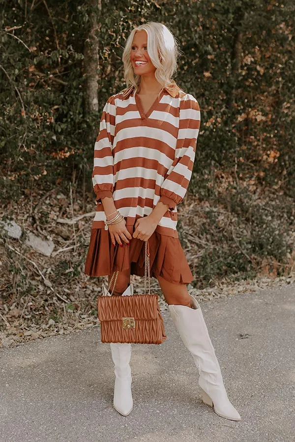 Country Club Moment Stripe Mini Dress sold by Impressions product image thumbnail 4