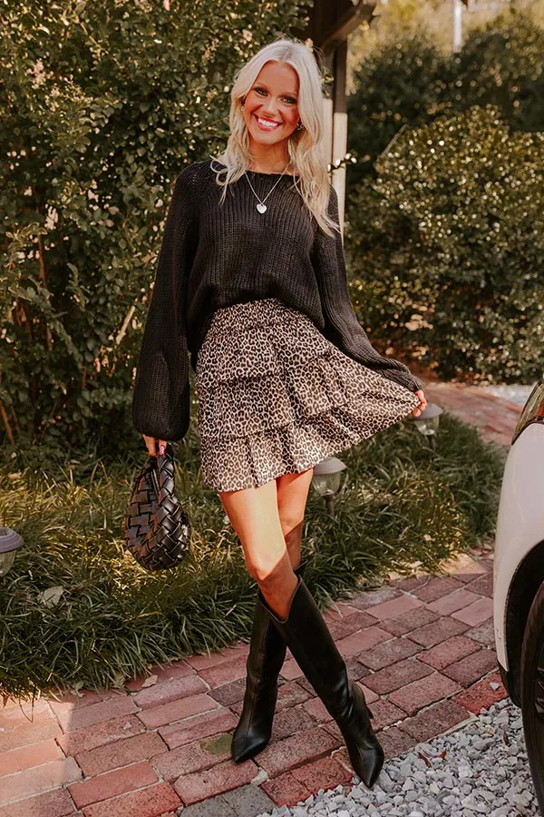 Cozy A La Mode Knit Sweater in Black sold by Impressions product image thumbnail 2