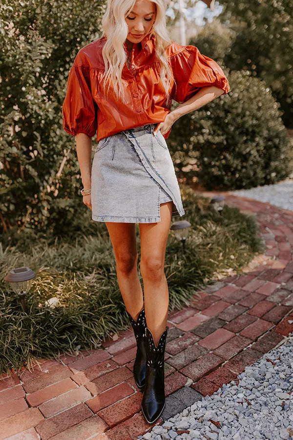 The Evelyn High Waist Asymmetrical Skort sold by Impressions