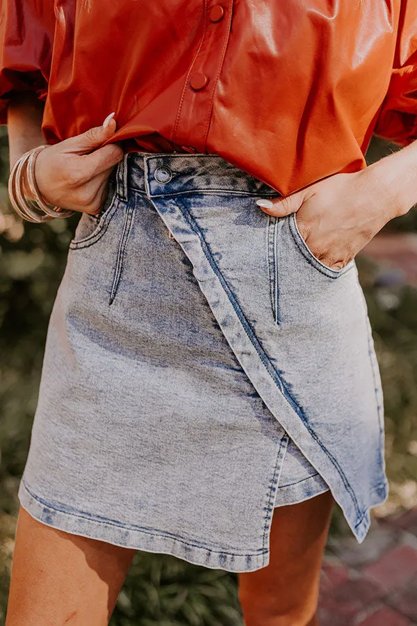 The Evelyn High Waist Asymmetrical Skort sold by Impressions product image thumbnail 5