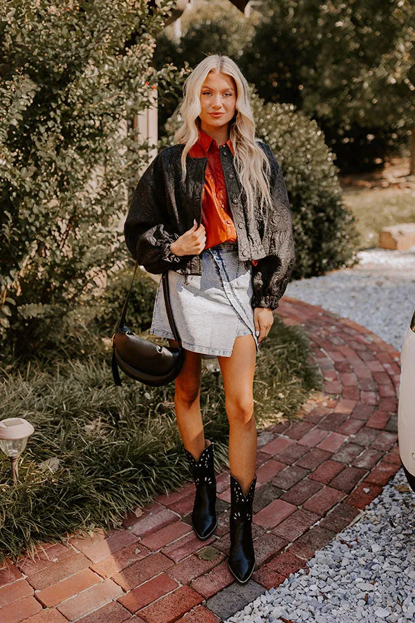 The Evelyn High Waist Asymmetrical Skort sold by Impressions product image thumbnail 4