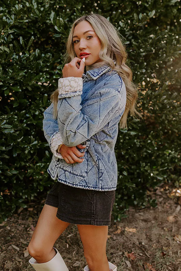 Woodland Walks Denim Quilted Jacket sold by Impressions product image thumbnail 4