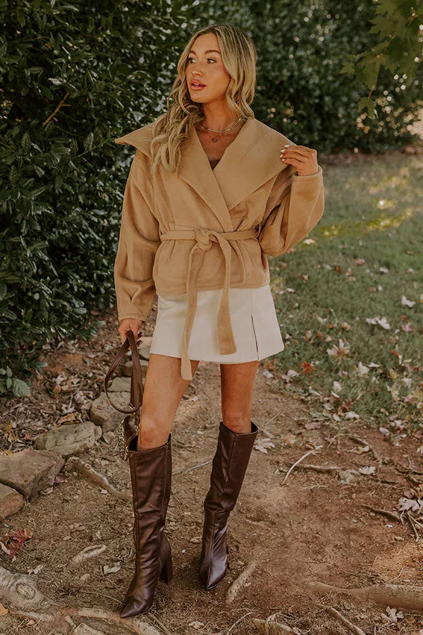 Paris Bound Jacket in Camel sold by Impressions