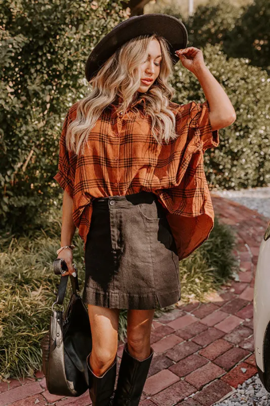 Fall Vibes Corduroy Button Up sold by Impressions